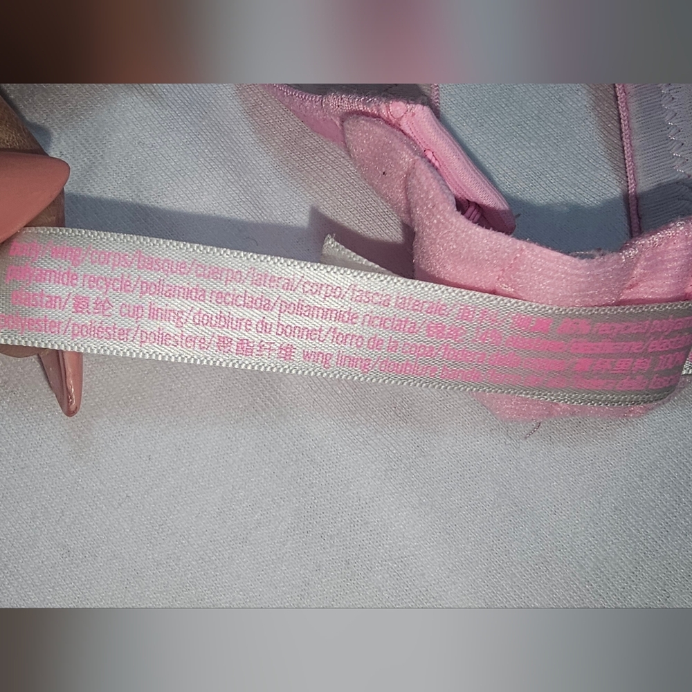 Victorias Secret PINK Logo Wear Everywhere Super Push up Padded Bra 36B - Picture 7 of 7